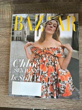 Magazine - Floral Cover Featuring Chloë Sevigny (Orange Floral)